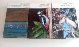 "DAS LEBEN DER VOEGEL", NATUR-SACHBUECHER , 3 BAENDE