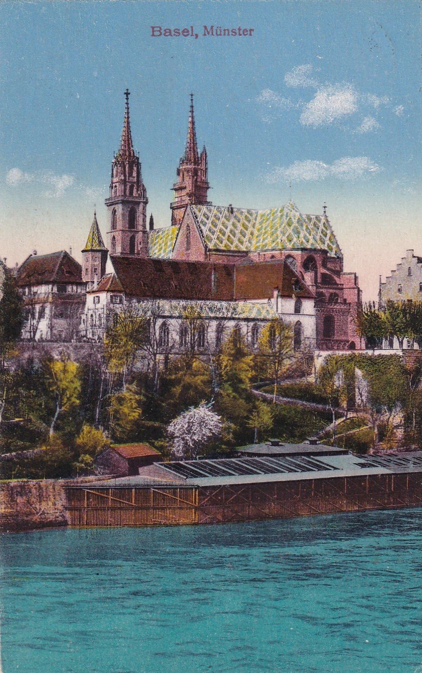 Cartoline postali: Basel Münster – Usato da Cormoret venduto da Pascalll2001