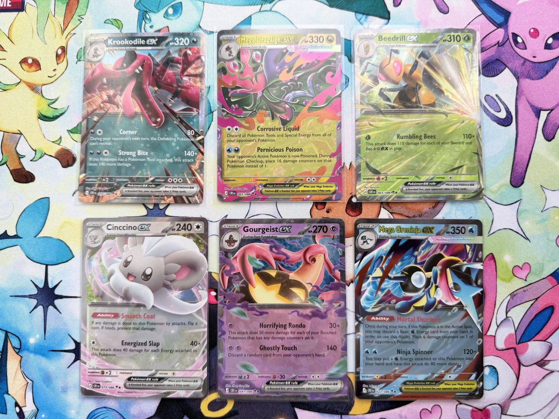 Pokémon Carte collezionabili: Chaos Rising LOT SR/AR/EX/HOLO – Nuovo (secondo la descrizione) da Grindelwald venduto da DMark 2