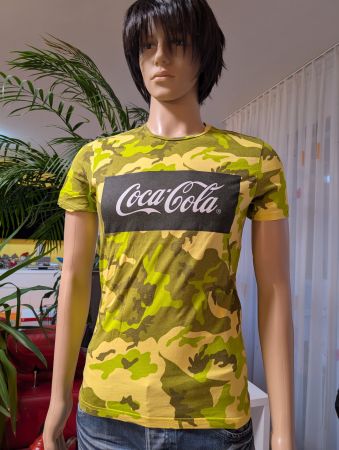 Coca-Cola T-Shirt Camouflage XS Sommer Kult Getränk