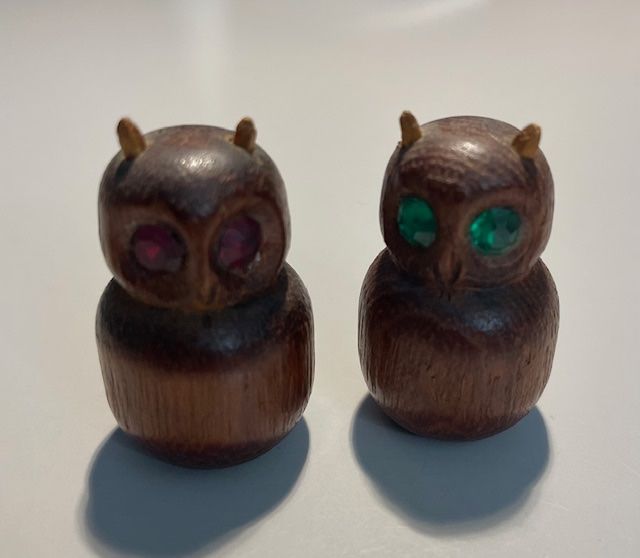 Figuren: 2 x Holz Eulen – Gebraucht aus Uster von Falbela01
