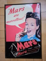 Metallschild Mars Nostalgie Design - top Zustand