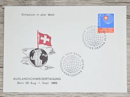 CL02 Enveloppe + Timbre Suisse 1966