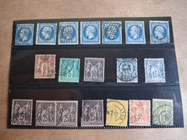19 Briefmarken Frankreich/ Alt France .Gestempelt