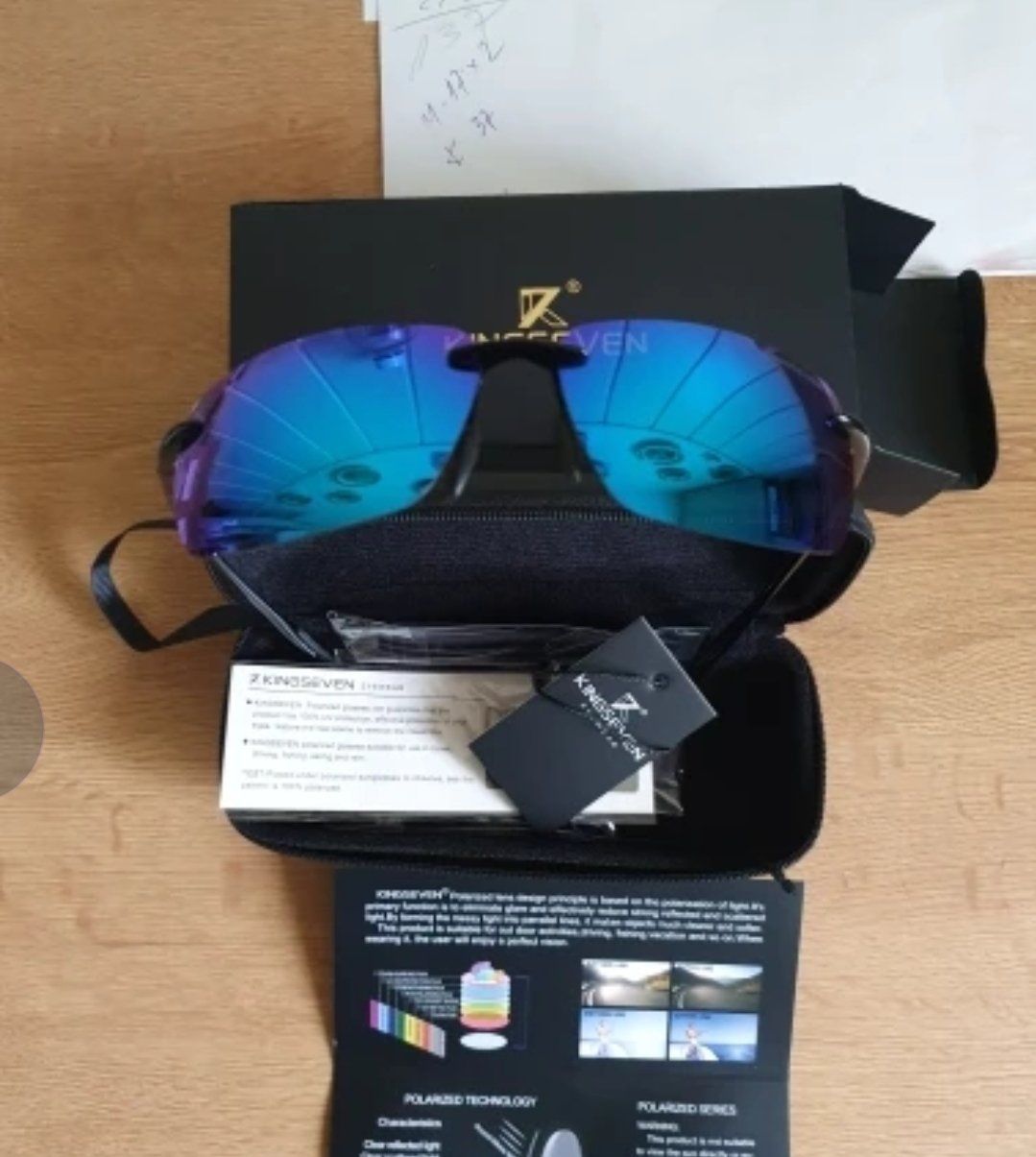 Occhiali & Lenti: Herren Sonnenbrille Kingseven Blau – Nuovo e nell'imballaggio originale da Suhr venduto da sjay.Cv 1