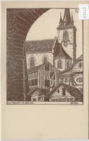 Bern - Nydeck-Kirche - Künstlerkarte