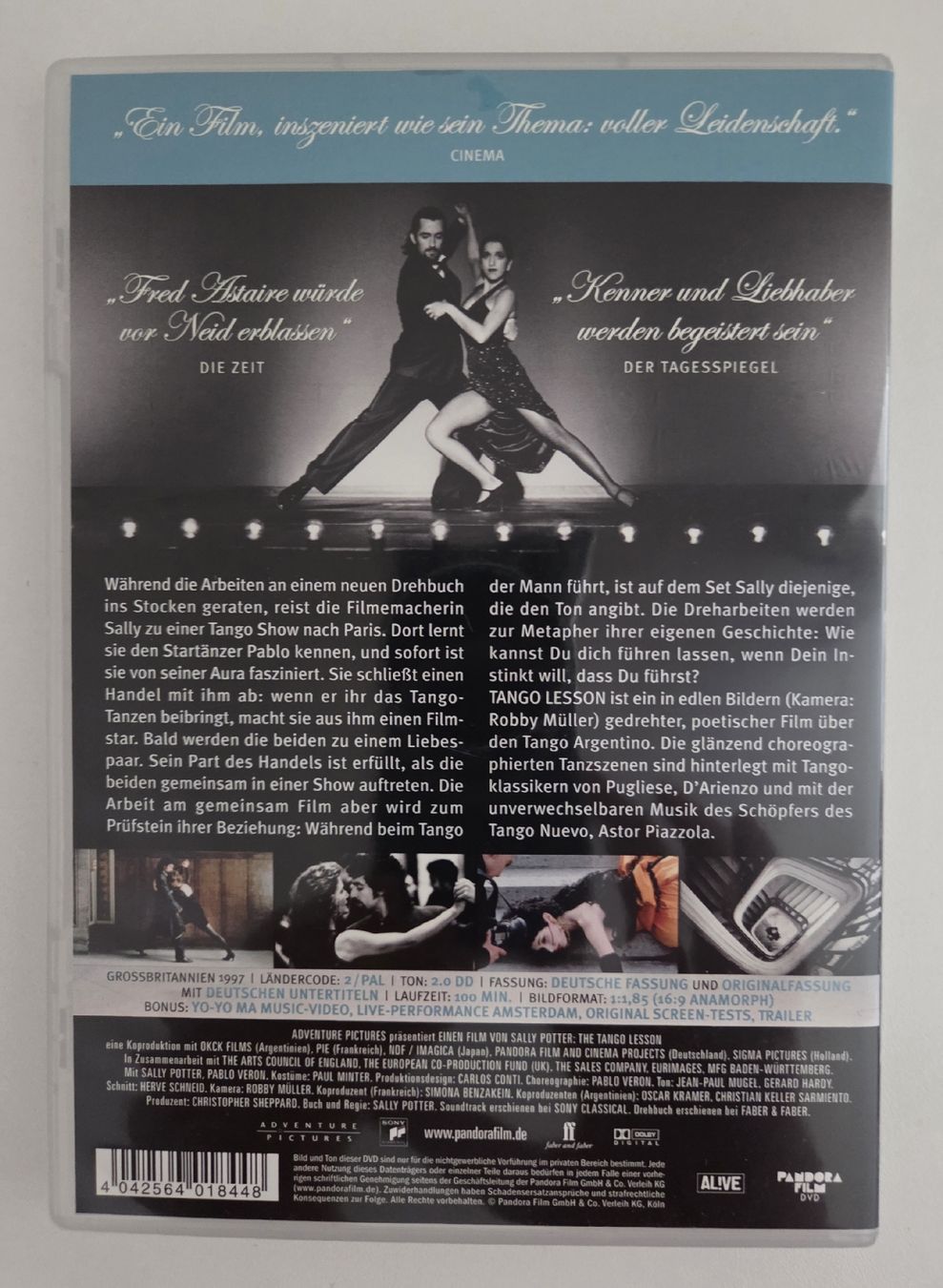 Tutti i DVDs: Tango Lession – Usato da Basel venduto da ang_2021 1