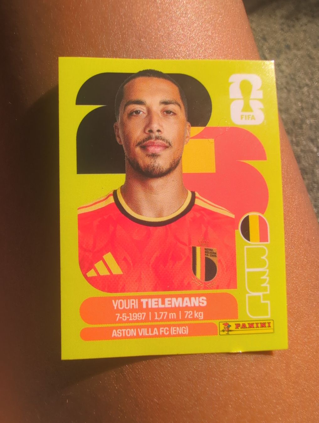Panini Cartes à collectionner: Youri Tielemans BEL – Neuf avec emballage d'origine à Lausanne par KarolyneBaiao