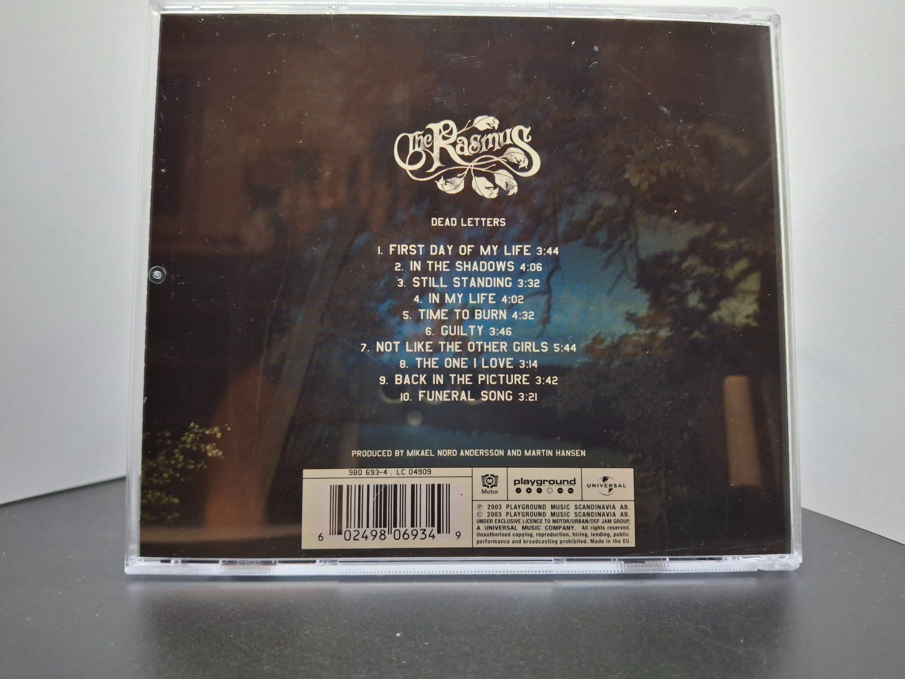CD: The Rasmus – Dead Letters – Usato da St.Gallen venduto da jalamusic 1