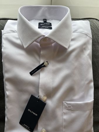Olymp Hemd Modern Fit weiss Grösse 42 neu