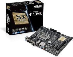 🔥ASUS H110M-C, Sockel 1151, 2xDDR4, komplett 1A Zustand!🔥