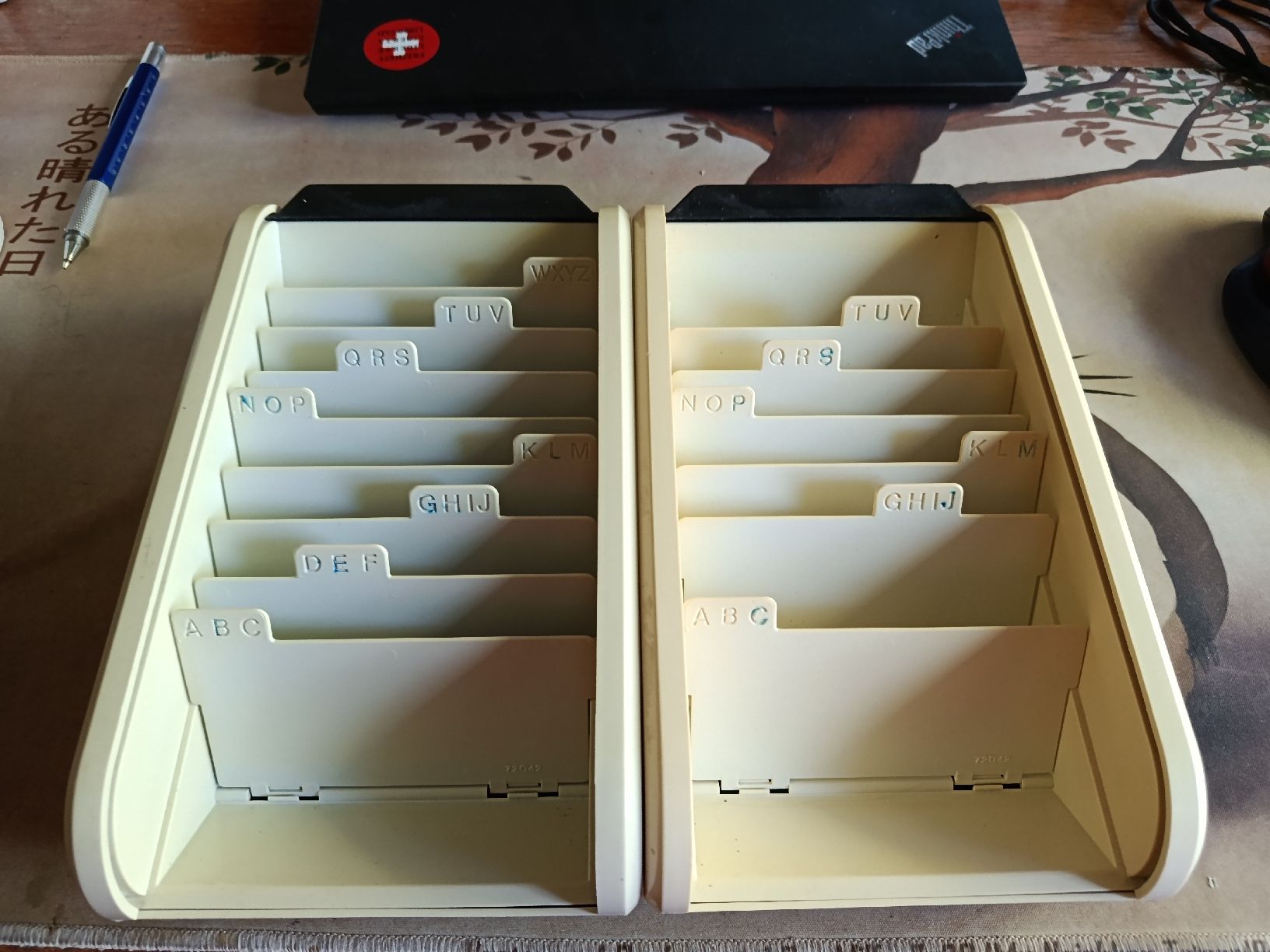 Contenitori & Simili: Visitenkarten-Boxen alphabetisch sortiert 2 Stck. – Usato da Cham venduto da Geugi