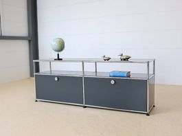 USM Haller Lowboard in Anthrazitgrau 2x2