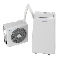KIBERNETIK 12K BTU Quick-Split Klimagerät Weiss