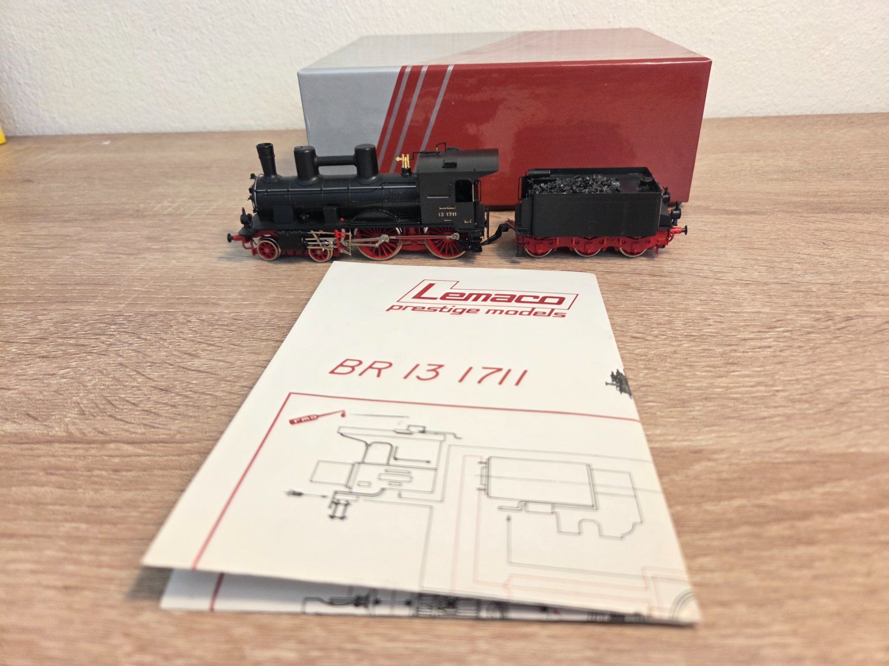 Lemaco Modellini di ferrovie: Lemaco Dampflok BR 13 DRG H0 – Nuovo e nell'imballaggio originale da St-Aubin-Sauges venduto da Lo_Go 7