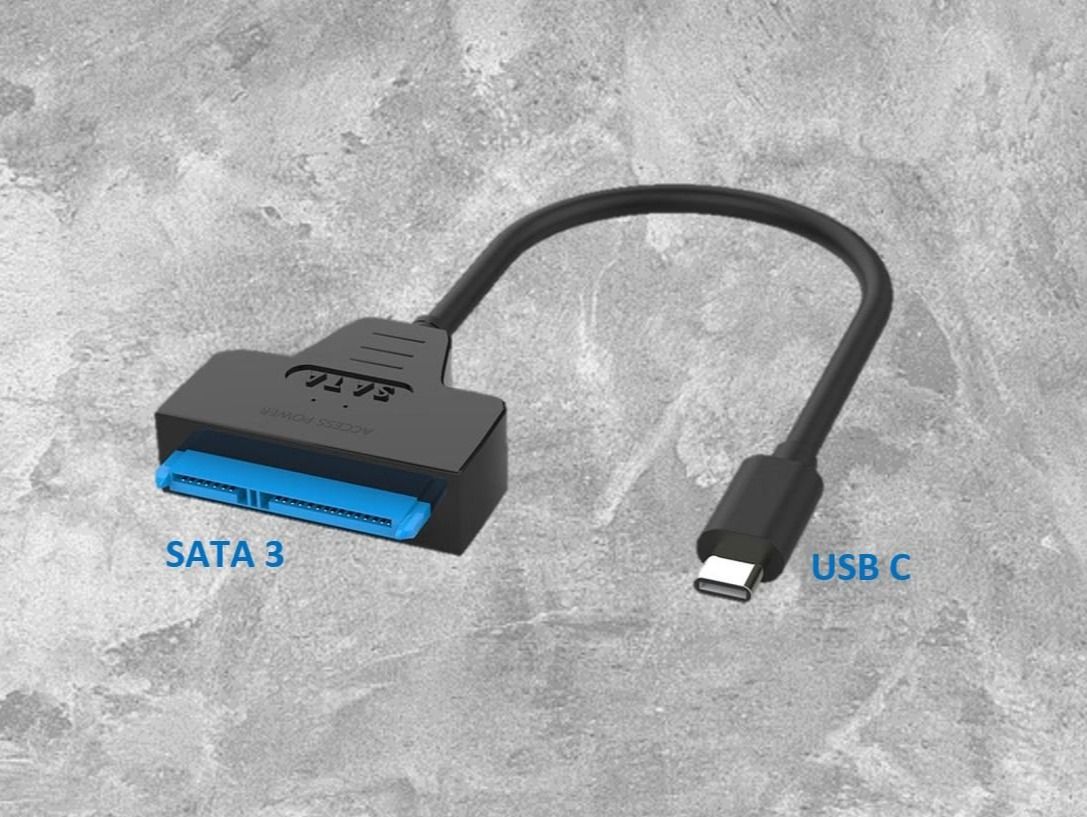 Unità & Adattatore: Adapter USB C auf SATA (22pin) SSD & HDD – Nuovo e nell'imballaggio originale da Aarburg venduto da 2..0