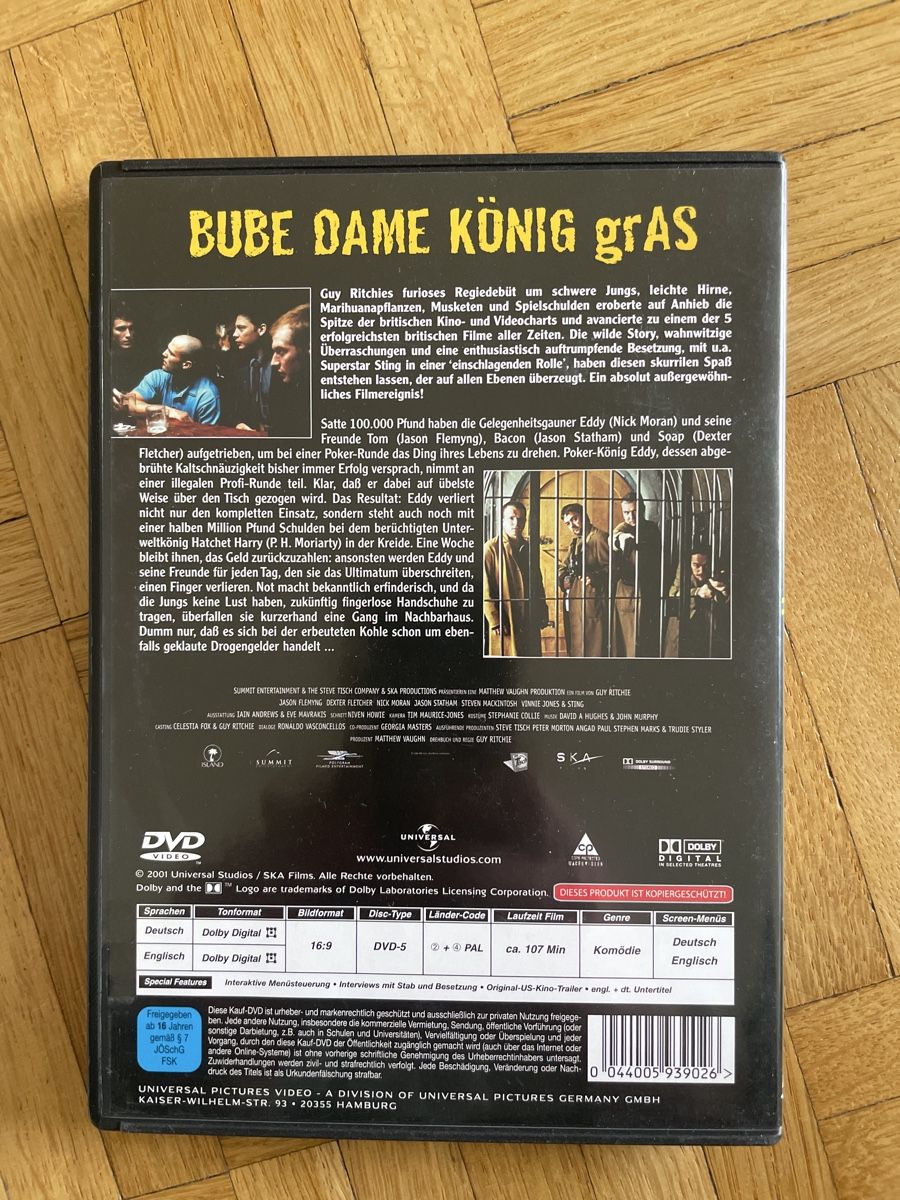 Alle DVDs: DVD-Set: Bube Dame König Gras + Extras – Gebraucht aus Zürich von Mr.Mauri83 1