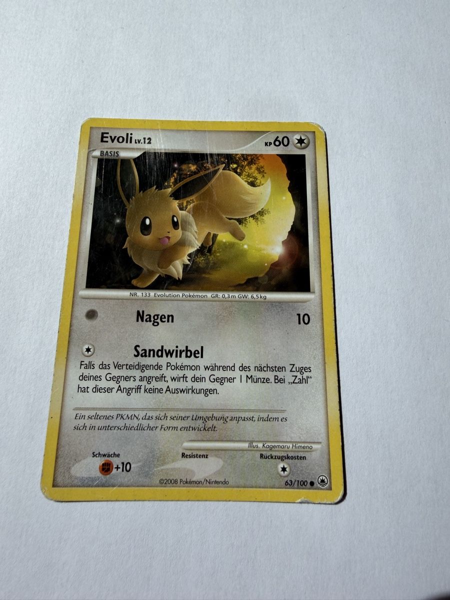 Pokémon Carte collezionabili: Pokemonkarte Evoli – Usato da Willisau venduto da Neiro77