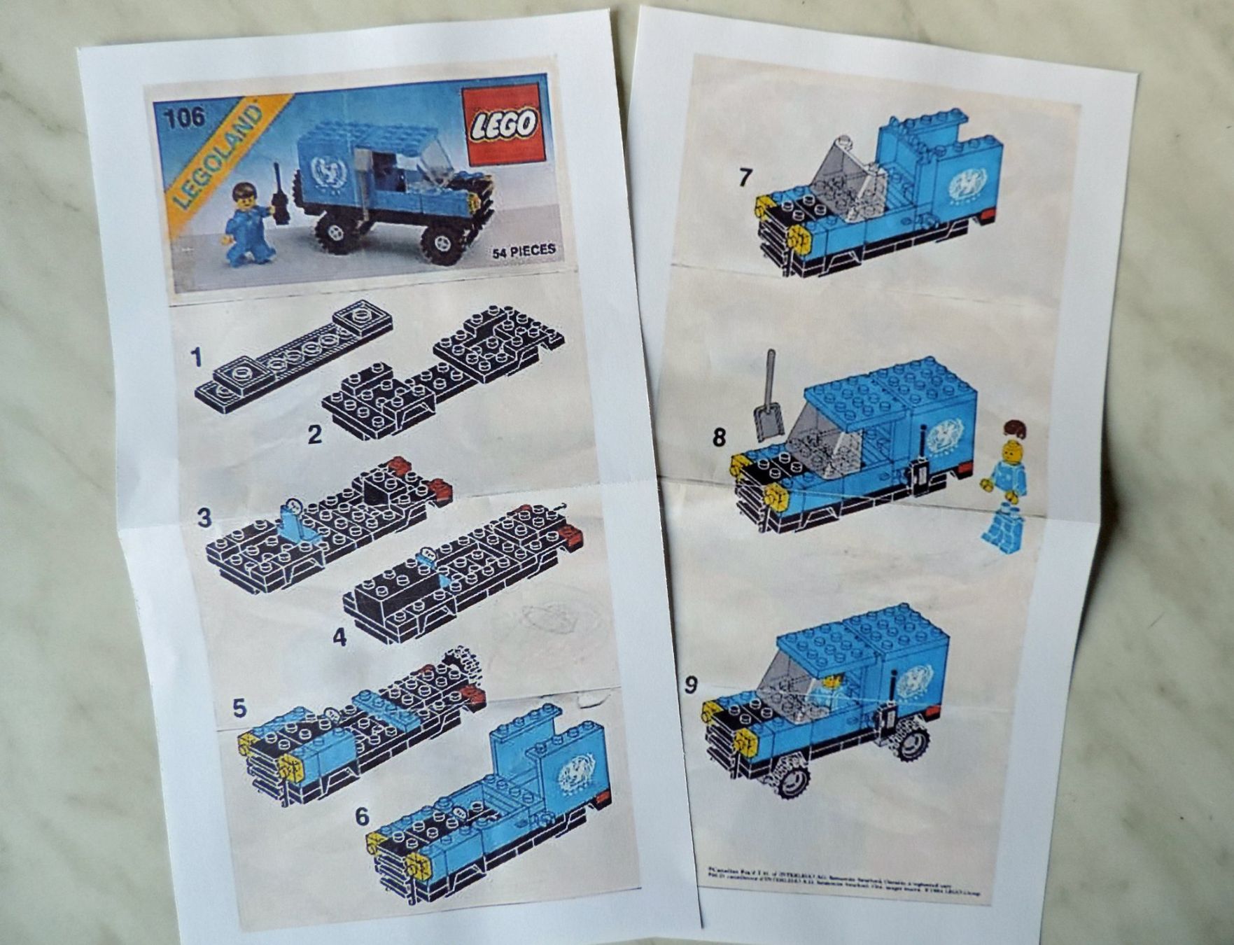 Lego Giocattoli: Unicef Van  ,   Promo Set  106  (1985) – Usato da Burgdorf venduto da ursla50 3