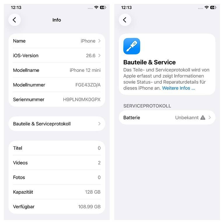 Apple Portables: iPhone 12 Mini 128gb Weiss Neuwertig – D'occasion à Bern par Boskop_Handy_Support 4