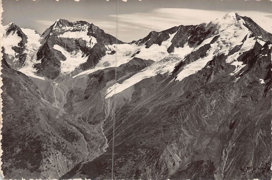 ALPIN: Saas-Tal Fletschhorn Laquinhorn Weissmies gel. 1928 (Gebraucht ...