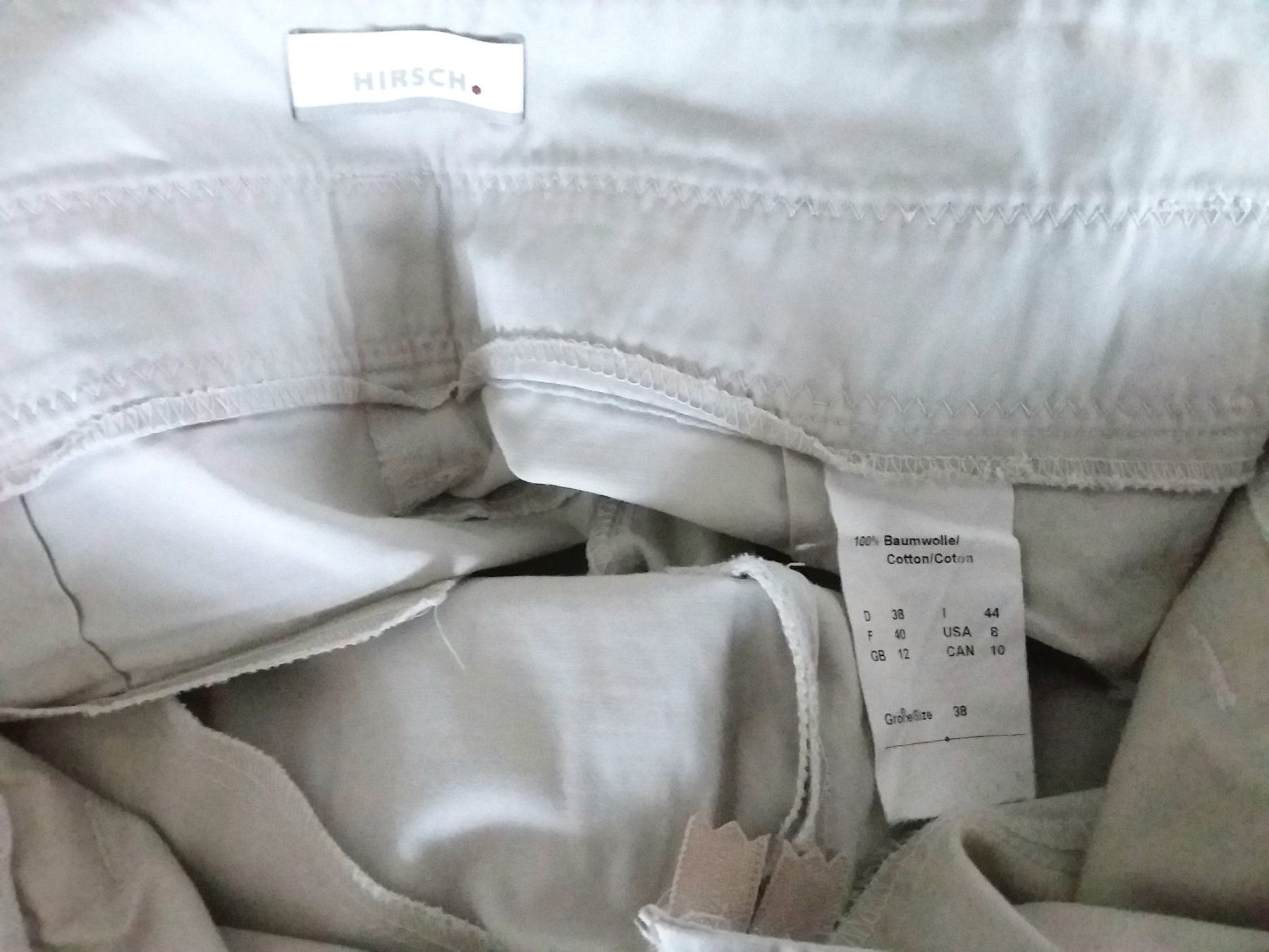 Pantaloni: HIRSCH Hose, Gr 38, Baumwolle – Usato da Immensee venduto da Btrutmann 2