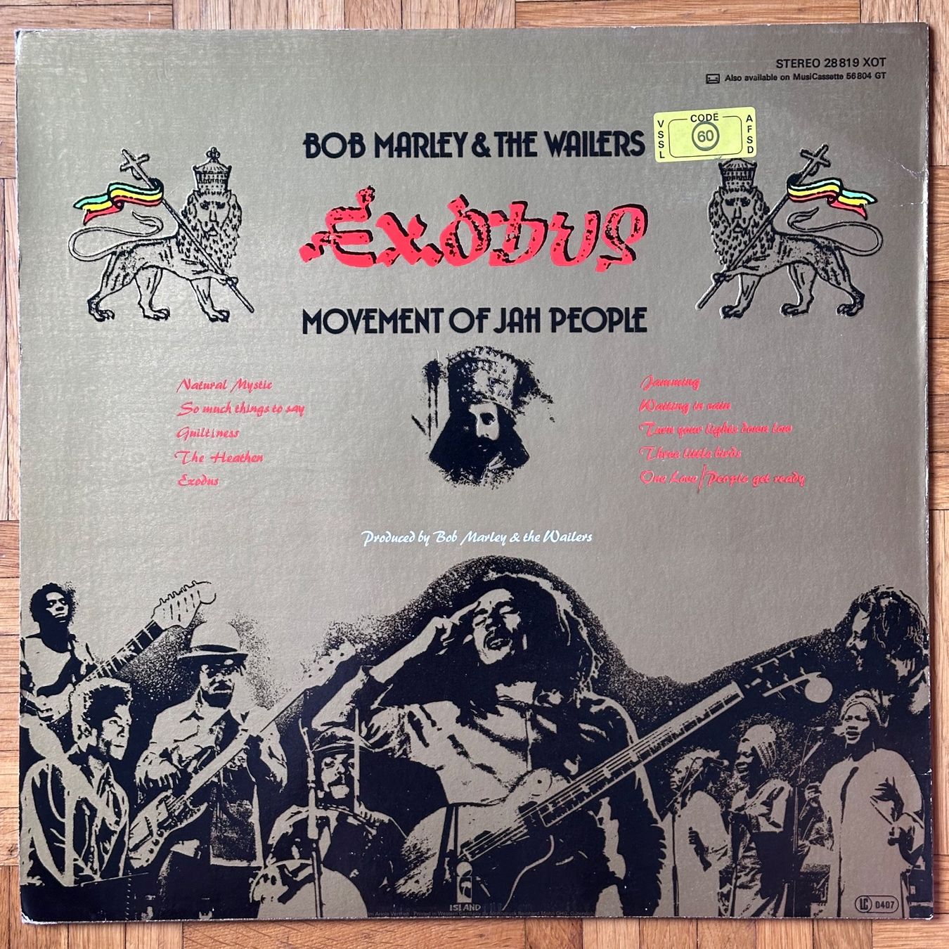 Vinyles: LP - Bob Marley & The Wailers - Exodus – D'occasion à Breganzona par Onairda75 1