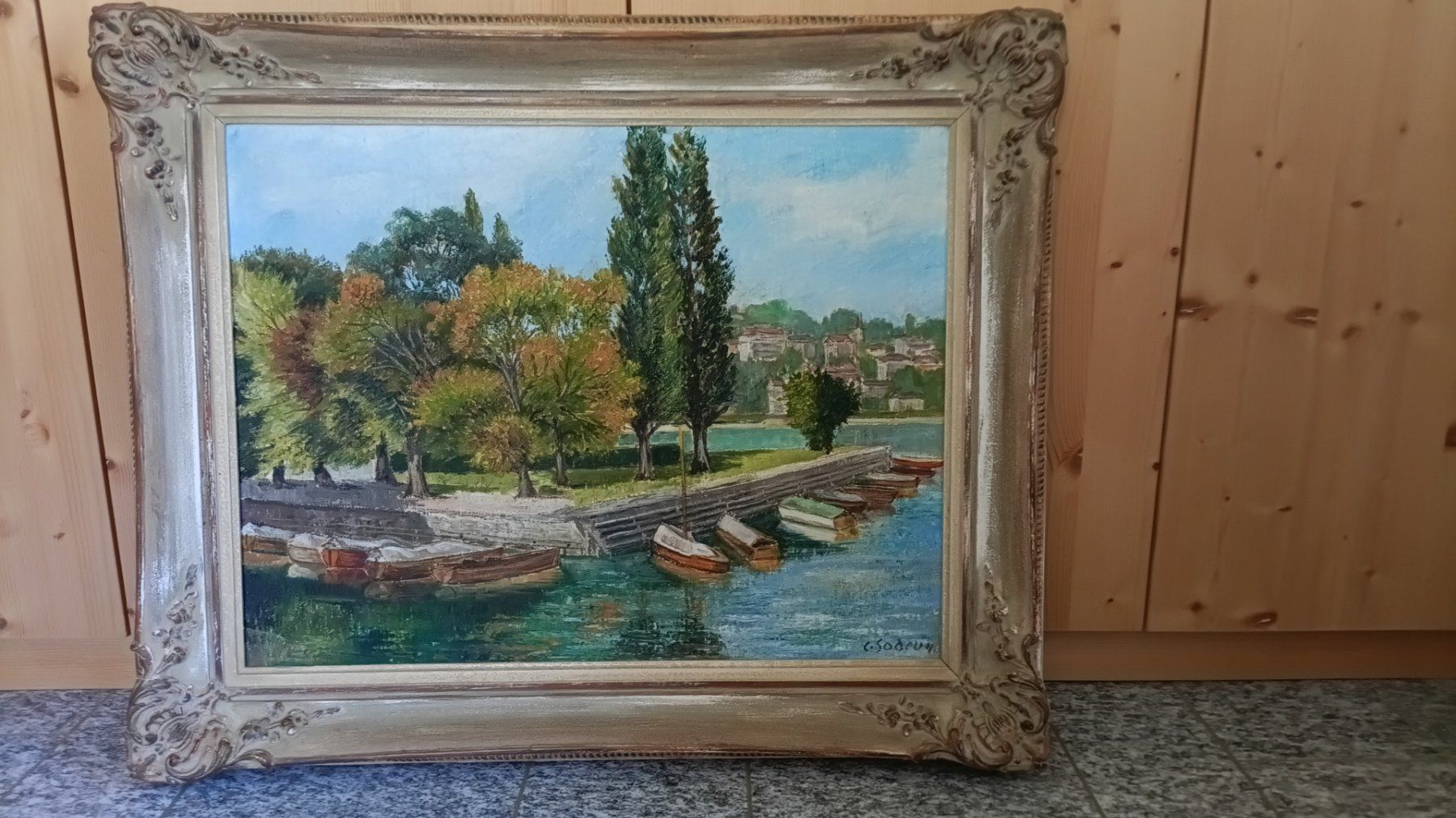 Gemälde: Ölgemälde C. Sodeur Luzern – Gebraucht aus Prugiasco von artemarc