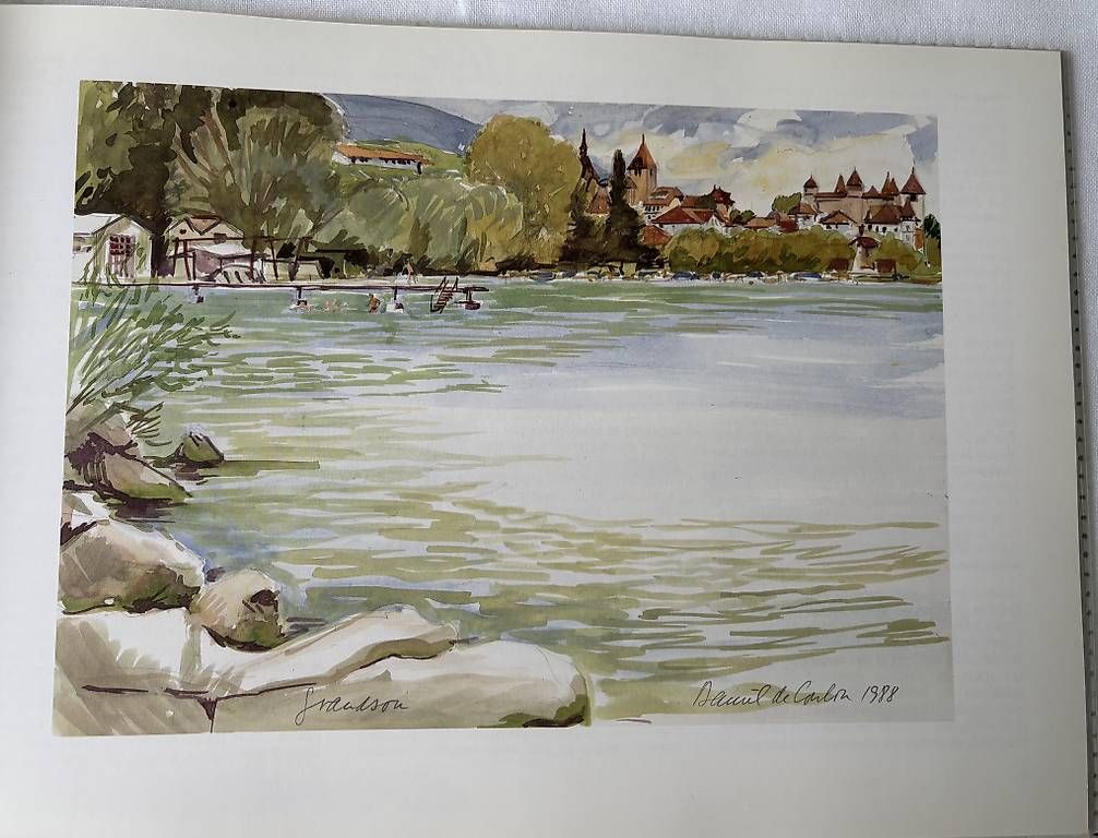 Libri: Livre Aquarelles de Neuchâtel  – Usato da St-Blaise venduto da Poussinnette01 2