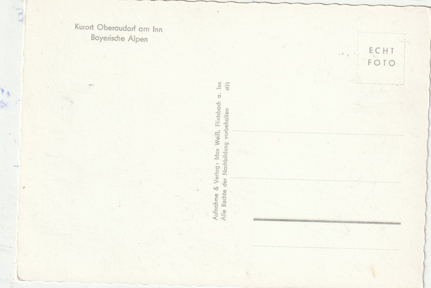 Cartoline postali: Oberaudorf – Usato da Lumbrein venduto da made02 1