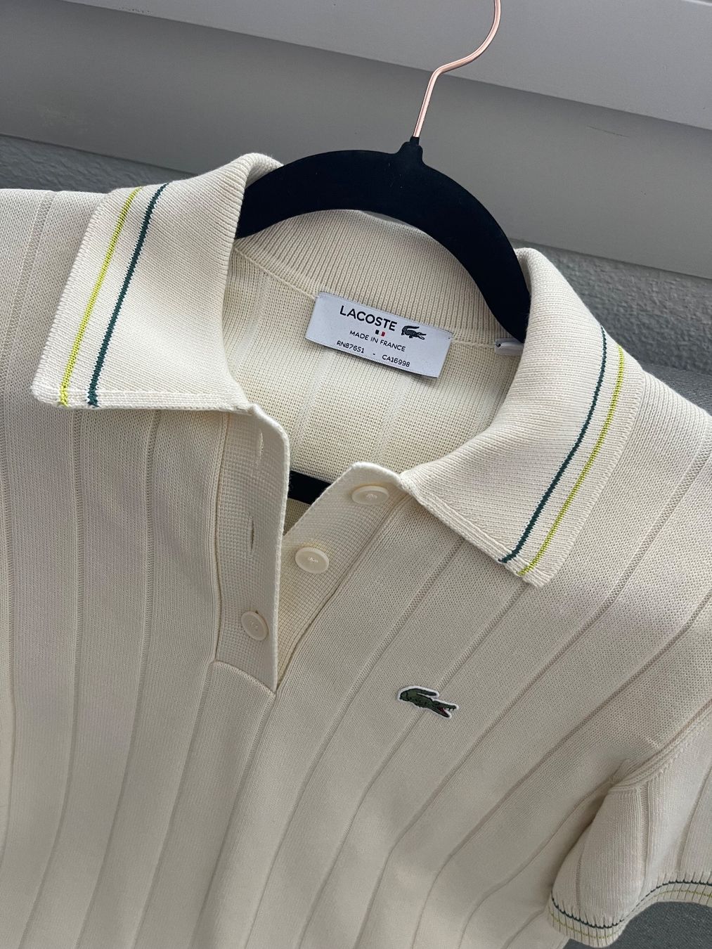 Lacoste Kleider: Lacoste Polo-Kleid Creme Grösse 36 – Neu (gemäss Beschreibung) aus Cham von pri_9ktk 1