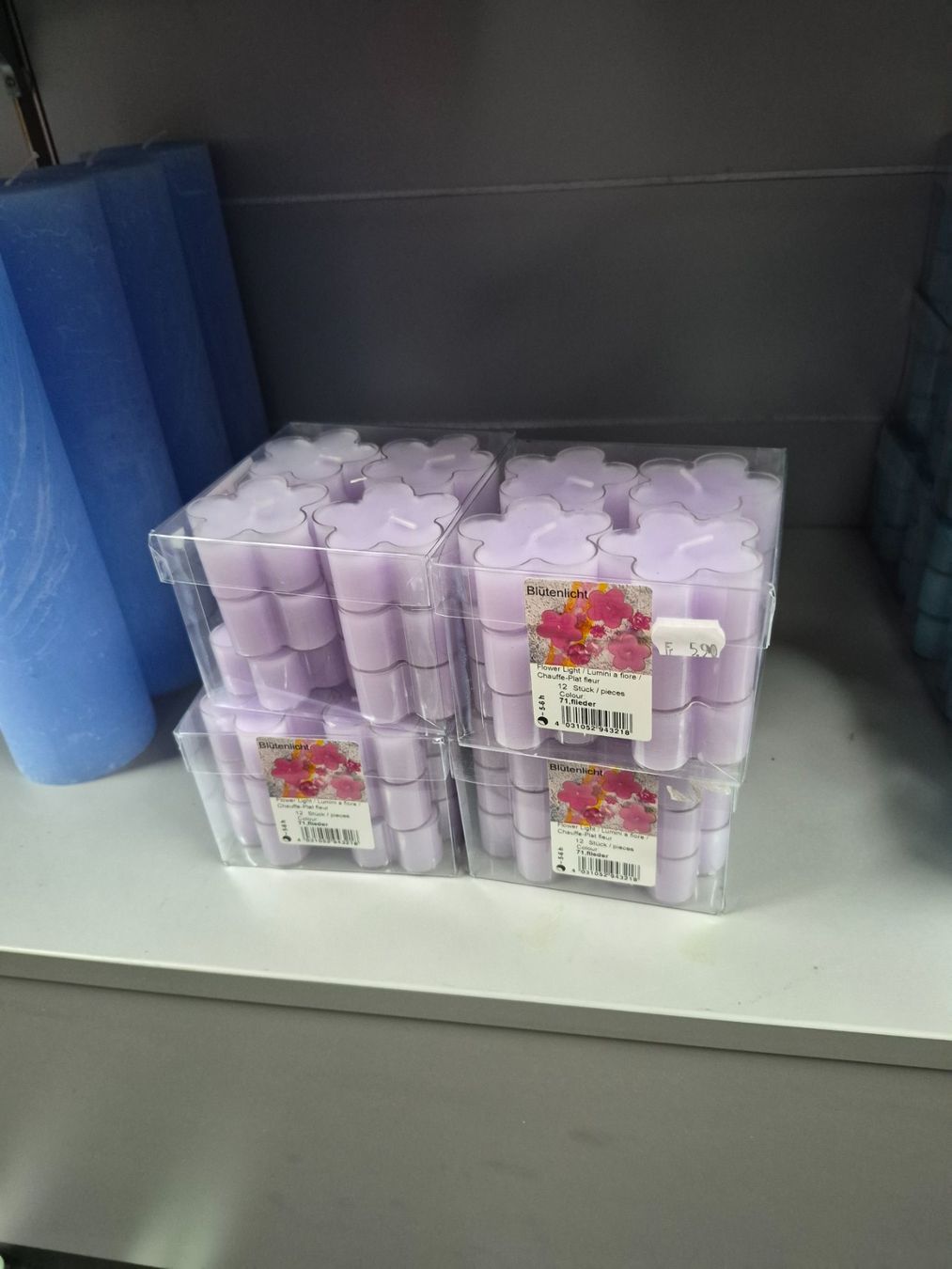Candele: 489 Posten Blütenlichter - Kerzen  aus Liquidation – Nuovo (secondo la descrizione) da Derendingen venduto da Meisterstuecke 7