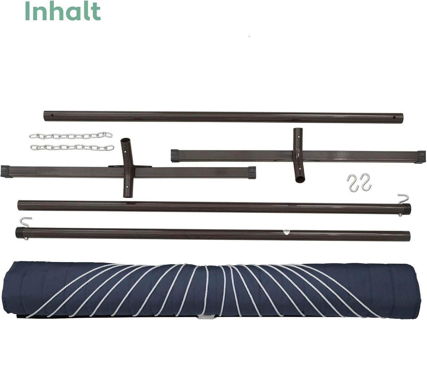 Amache: Hängematte 2 Pers. mit Gestell Hängesessel Doppelhängematte – Nuovo e nell'imballaggio originale da Wittenbach venduto da SELVARO 5