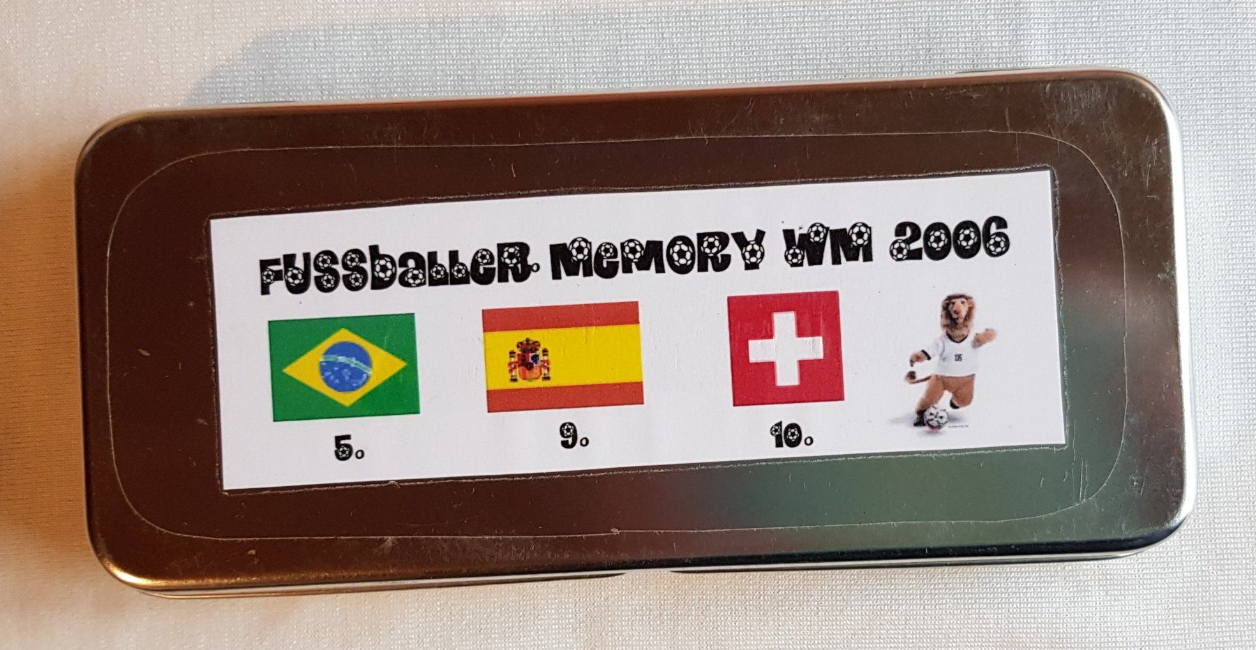 Giochi: Fussball WM 2006 / Panini Bilder Memory selbstgemacht – Usato da Ebnat-Kappel venduto da Baski69 2