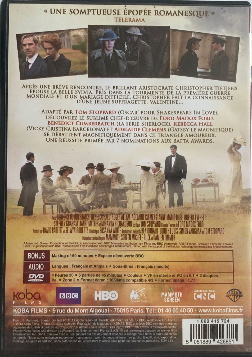 Tutti i DVDs: PARADE'S END – Usato da Poliez-Pittet venduto da Newtown-Records 1