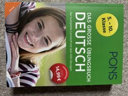 Deutsch Übungsbuch 5.-10. Klasse PONS guter Zustand