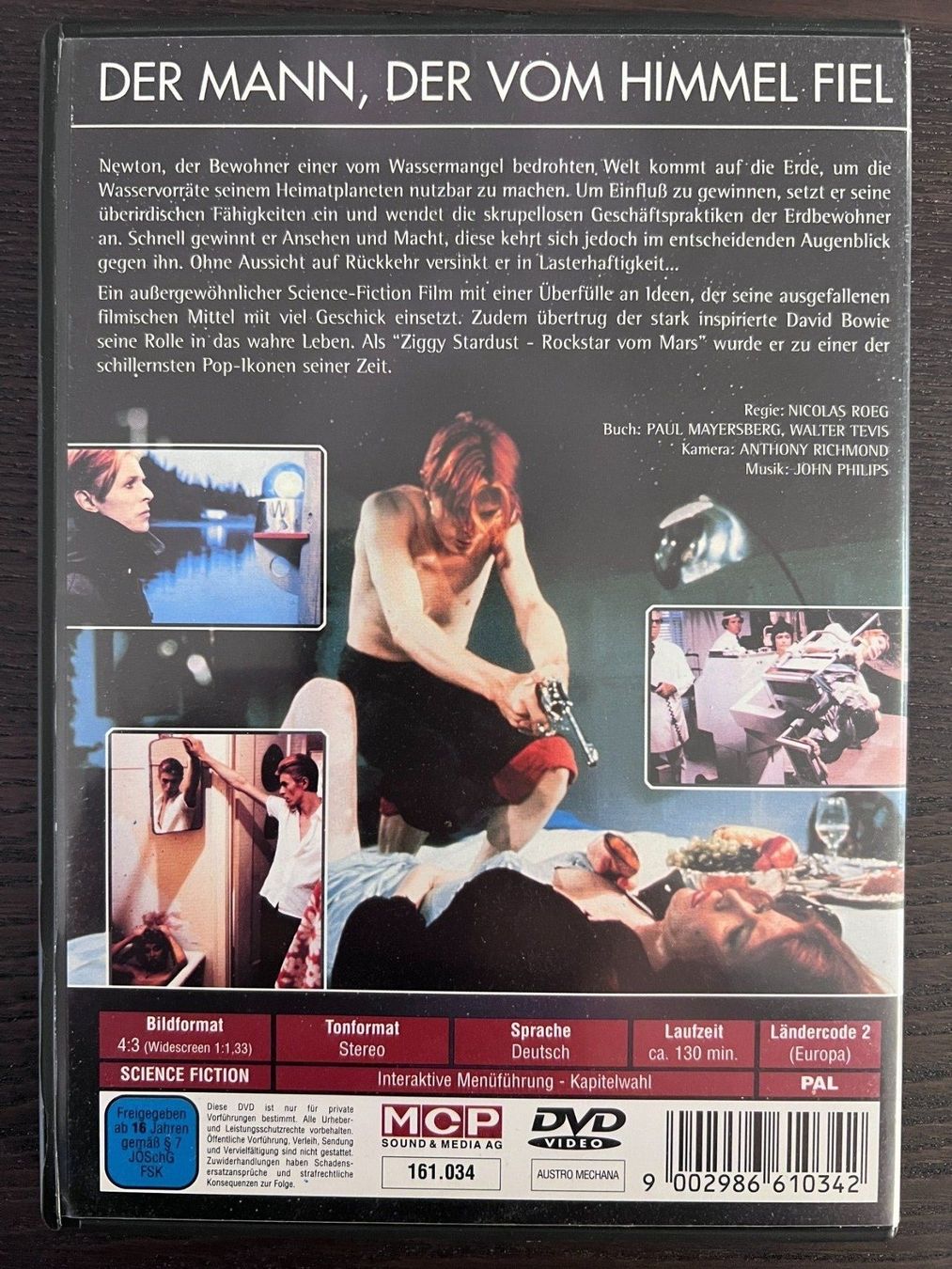 Tutti i DVDs: Der Mann der vom Himmel fiel – Usato da Zürich venduto da FilmFreunde 1
