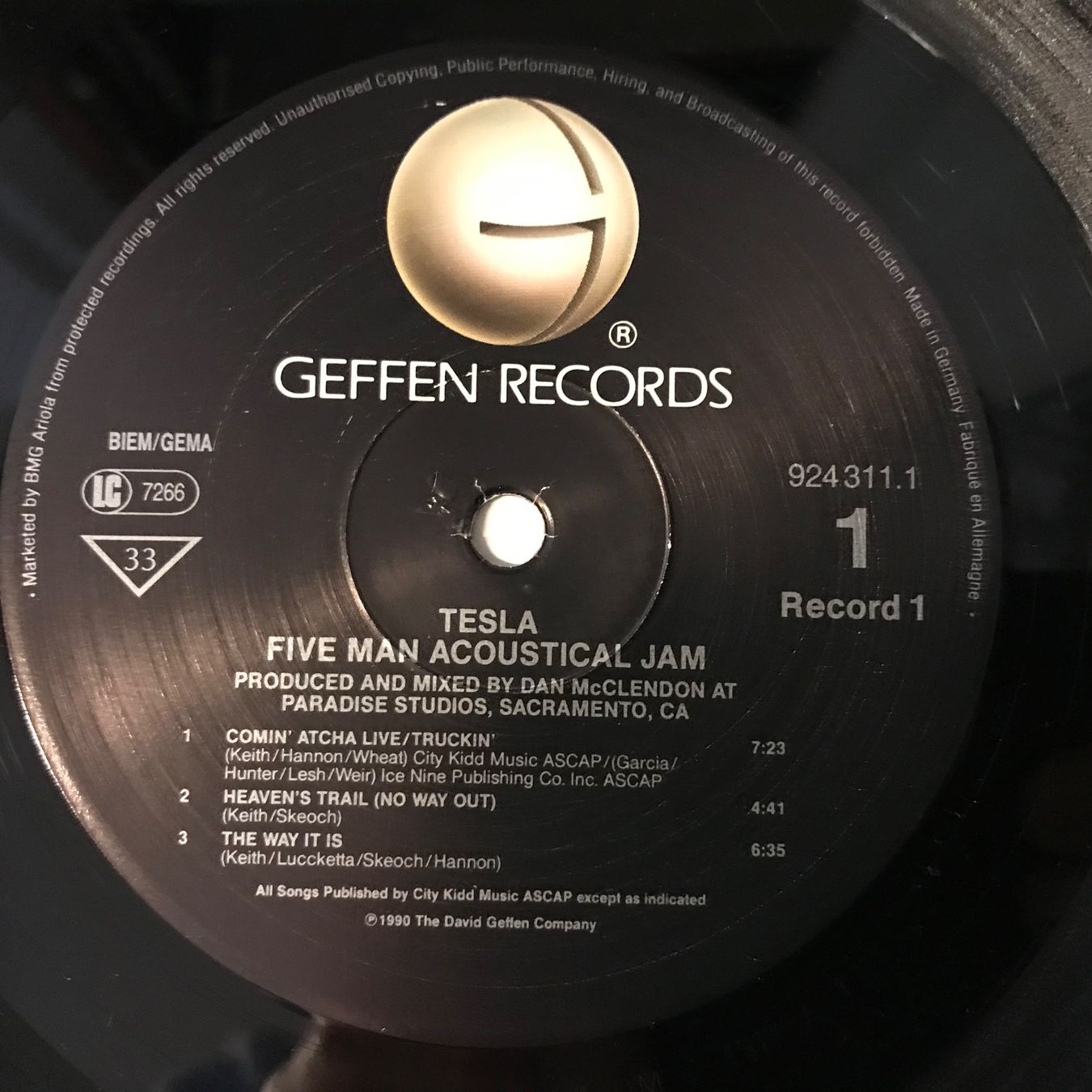 Dischi in vinile: Tesla - Five Man Acoustical Jam – Usato da Aesch BL venduto da BlueMusicRecords 3