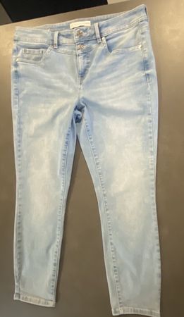 Jeans Slim fit bleu clair délavé Street One 