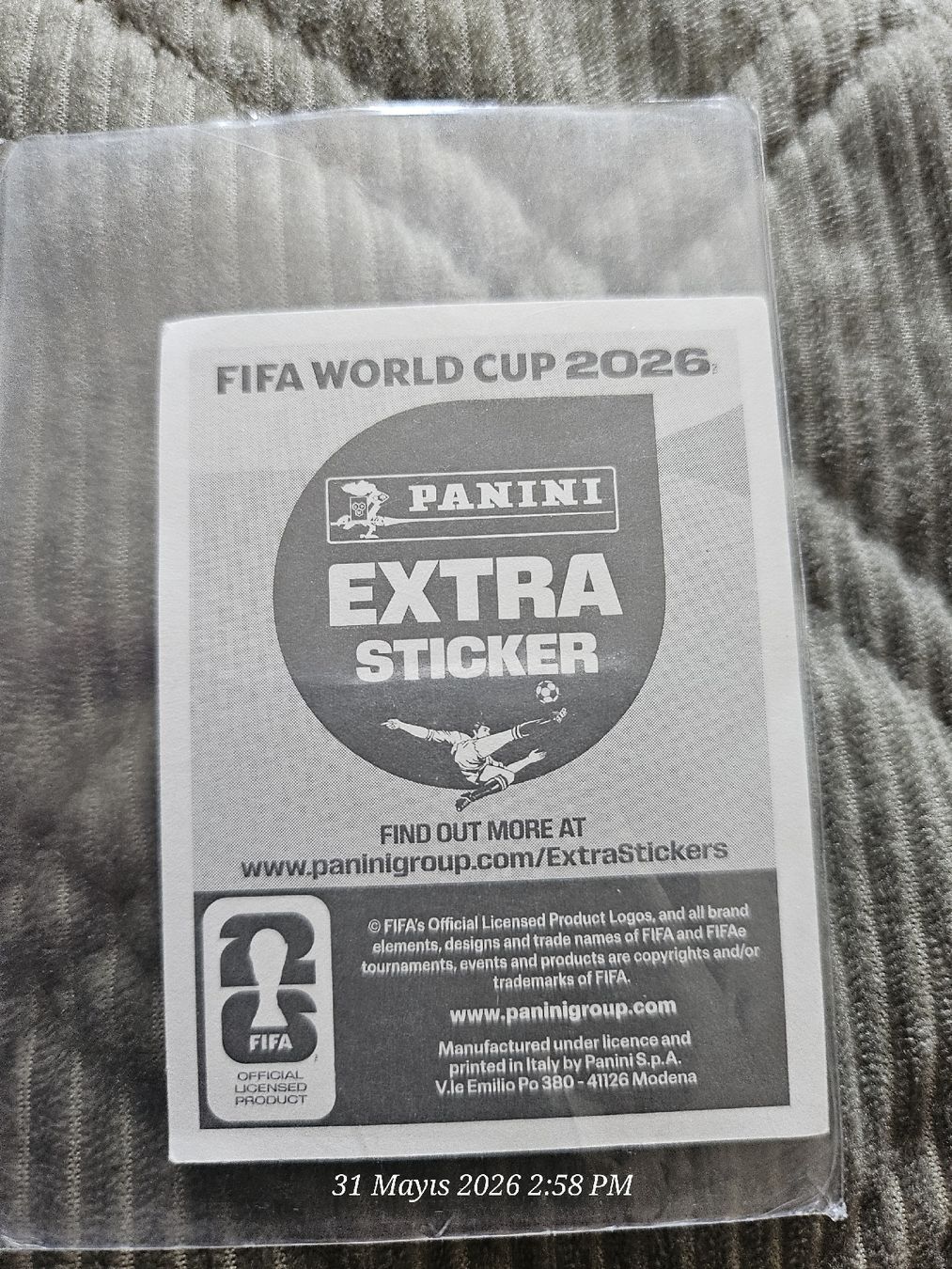 Panini Carte collezionabili: haaland extra sticker panini 2026 world cup – Nuovo (secondo la descrizione) da Luzern venduto da ziyaince40 1