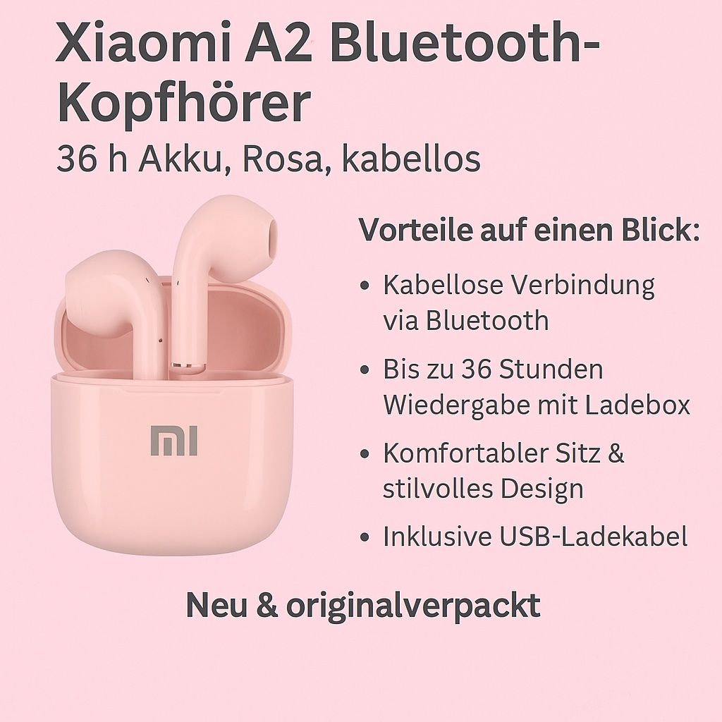 Xiaomi Kopfhörer: Xiaomi Mi True Wireless Bluetooth Kopfhörer A2 neu – Neu und originalverpackt aus Suhr von SchnapperCH 1