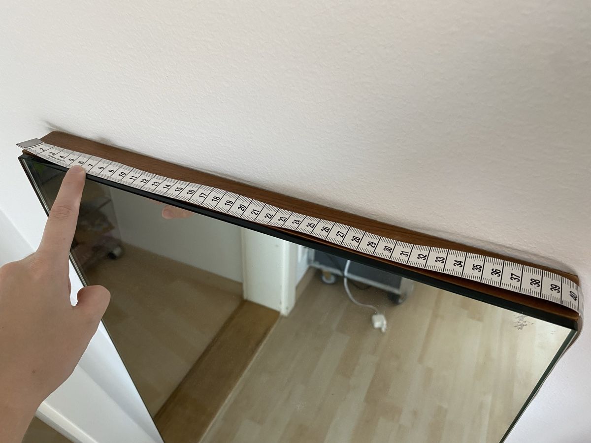 Spiegel: Holzspiegel lang 120cm – Gebraucht aus Zürich von cathrin14 1