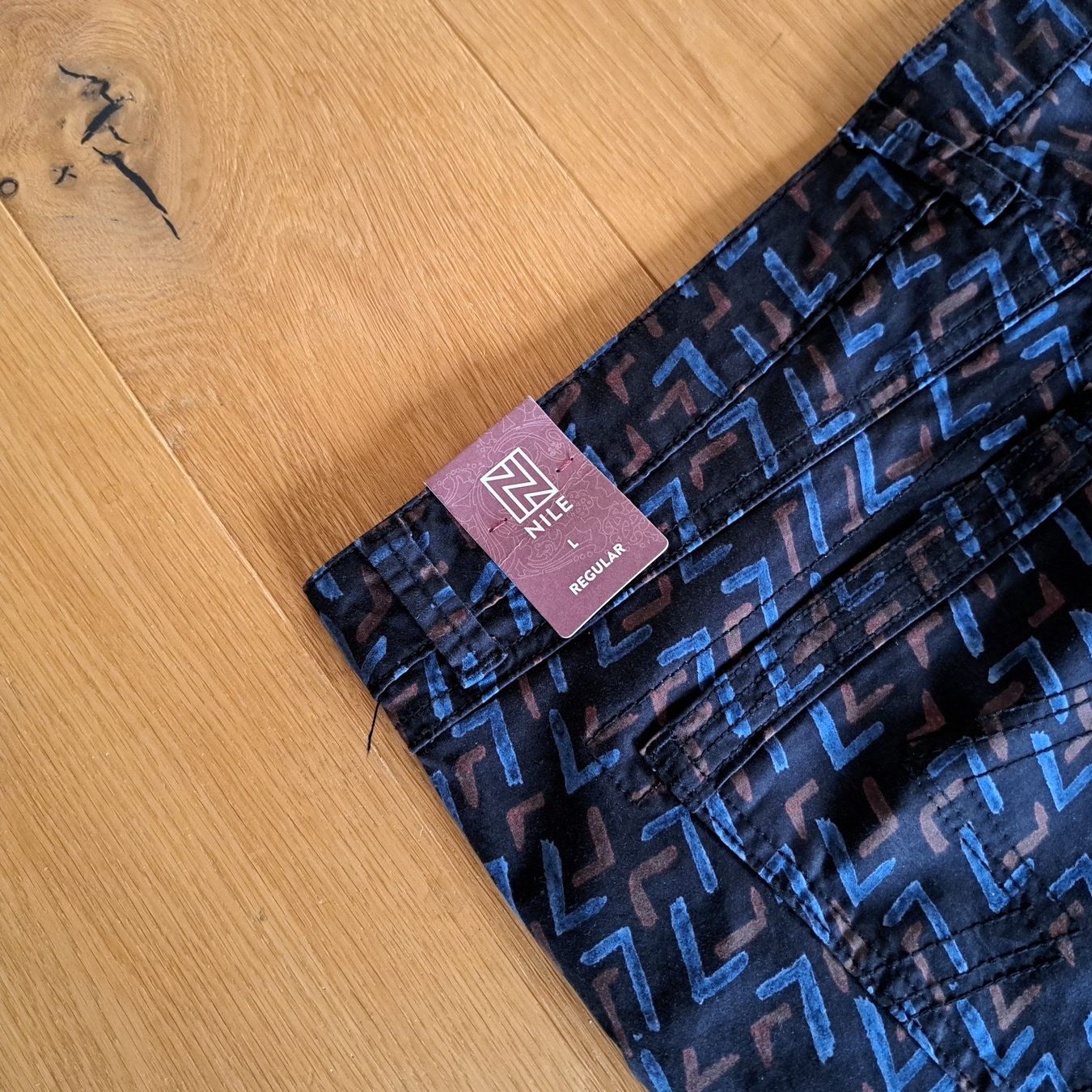 Nile Jeans: Neue Nile Jeans Gr. L    Regular    mit Muster – Nuovo e nell'imballaggio originale da Langendorf venduto da thesi246 3