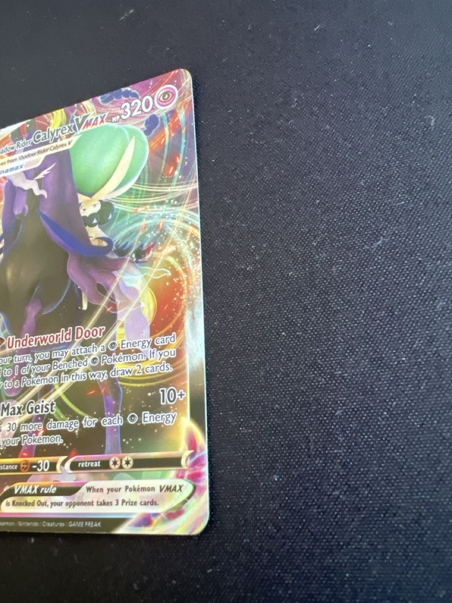 Pokémon Carte collezionabili: Shadow Rider Calyrex VMAX – Usato da Villmergen venduto da rob_n572 3