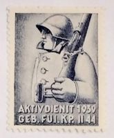 Soldatenmarke 2.WK, Gebirgs Füs Kp II/44, Wi 339