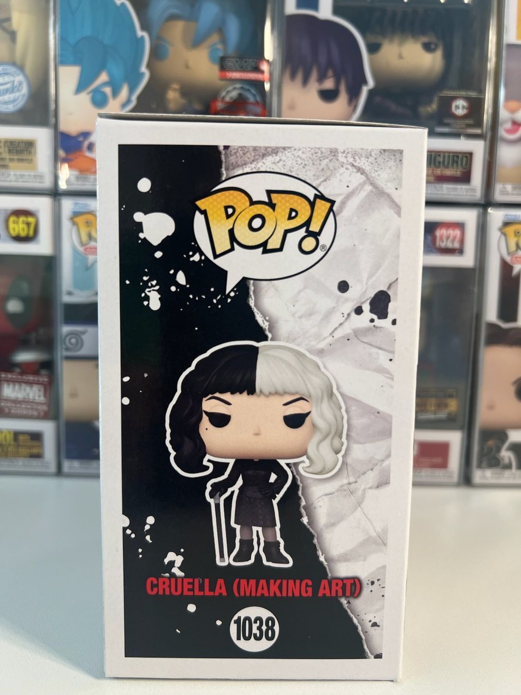 Funko Statuette: Funko POP! Disney Cruella (Making Art) – Nuovo e nell'imballaggio originale da Le Mouret venduto da perfectbijou 1