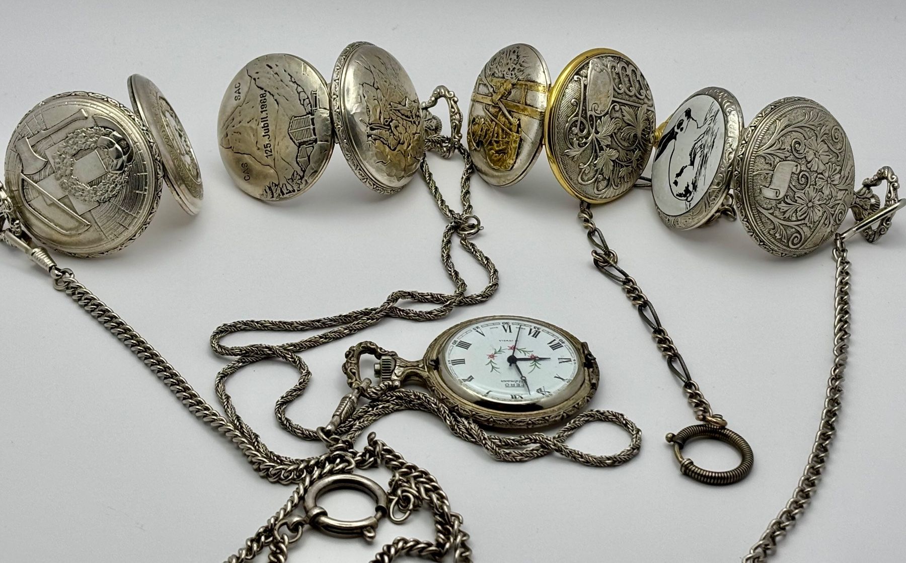 Orologi: MEGA 5STK TASCHENUHREN FERO FELDMANN – Difettoso da Rorschach venduto da ZeitWerk.10 8