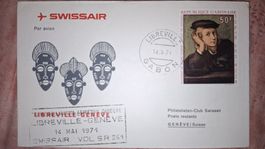 Swissair Libreville - Geneve 14.05.1971