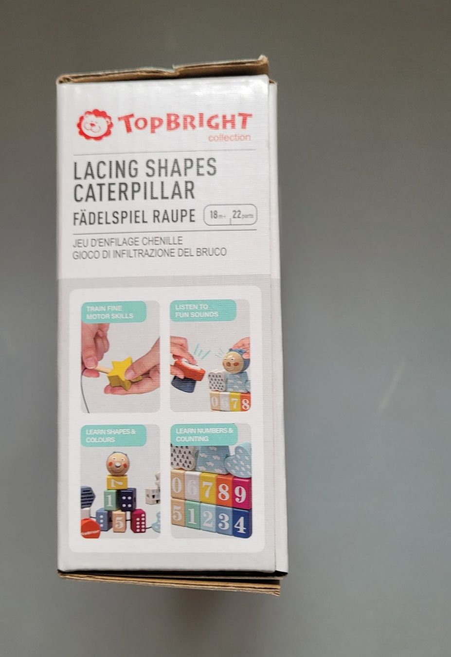 Giocattoli: Fädelspiel Raupe Topbright  Neu – Nuovo e nell'imballaggio originale da Oberuzwil venduto da aseinkaufswelt 2