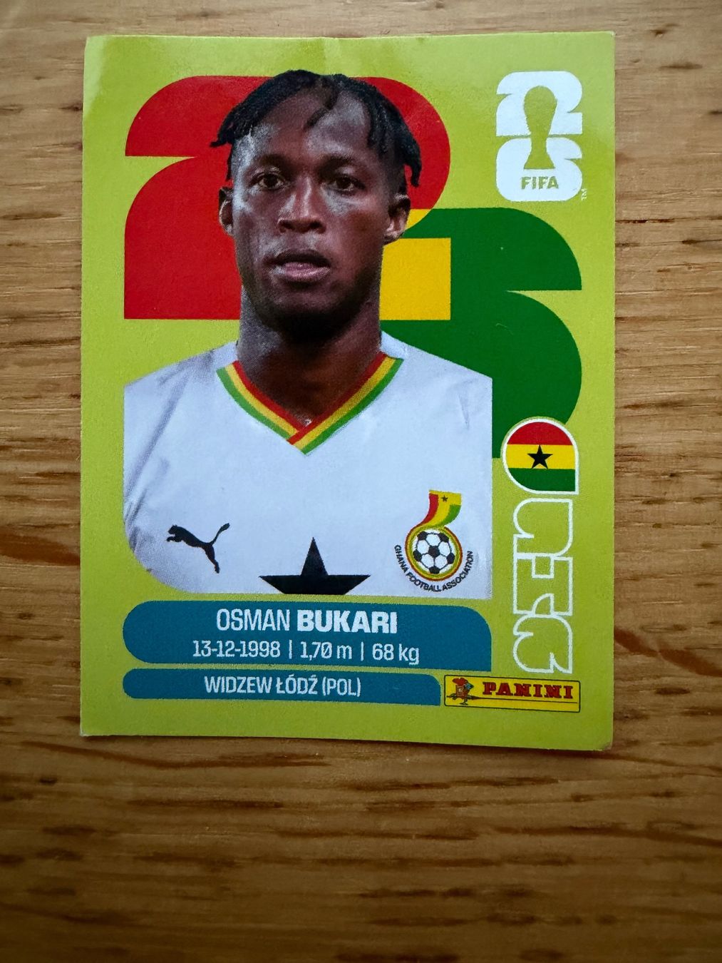 Panini Sammelbilder & Trading cards: Panini GHA 19 Osman Bukari – Neu (gemäss Beschreibung) aus Zürich von bel5